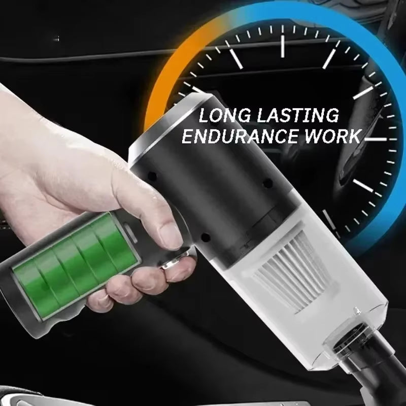 Compact Handheld Vacuum Cleaner for Cars and Home - Versatile Mini Pump for Easy Cleaning