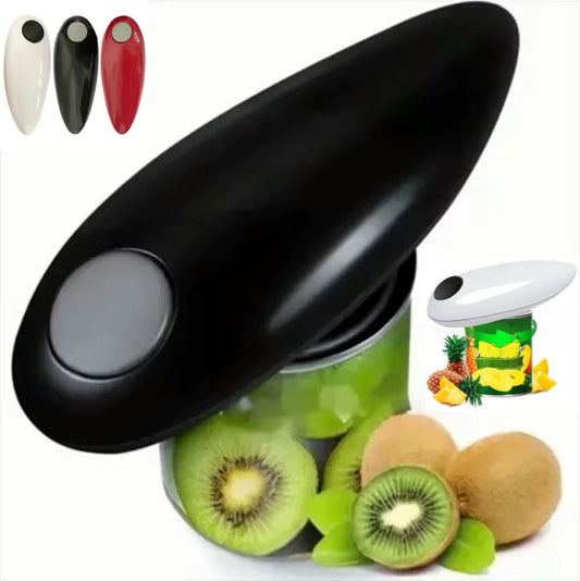 Electric/Manual Jar Opener Automatic Bottle Opener Battery Operated Tin Opener One Touch for Weak Hands for All Kinds of Jars