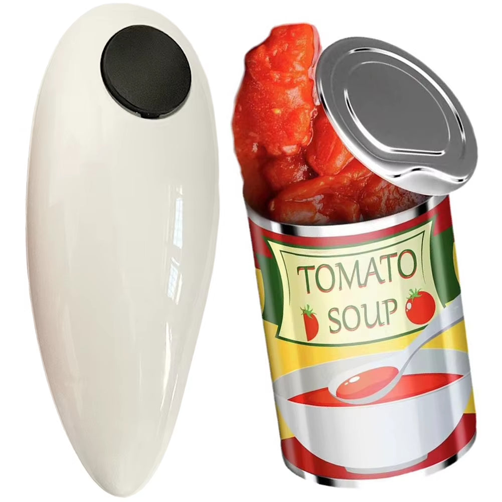 Electric/Manual Jar Opener Automatic Bottle Opener Battery Operated Tin Opener One Touch for Weak Hands for All Kinds of Jars