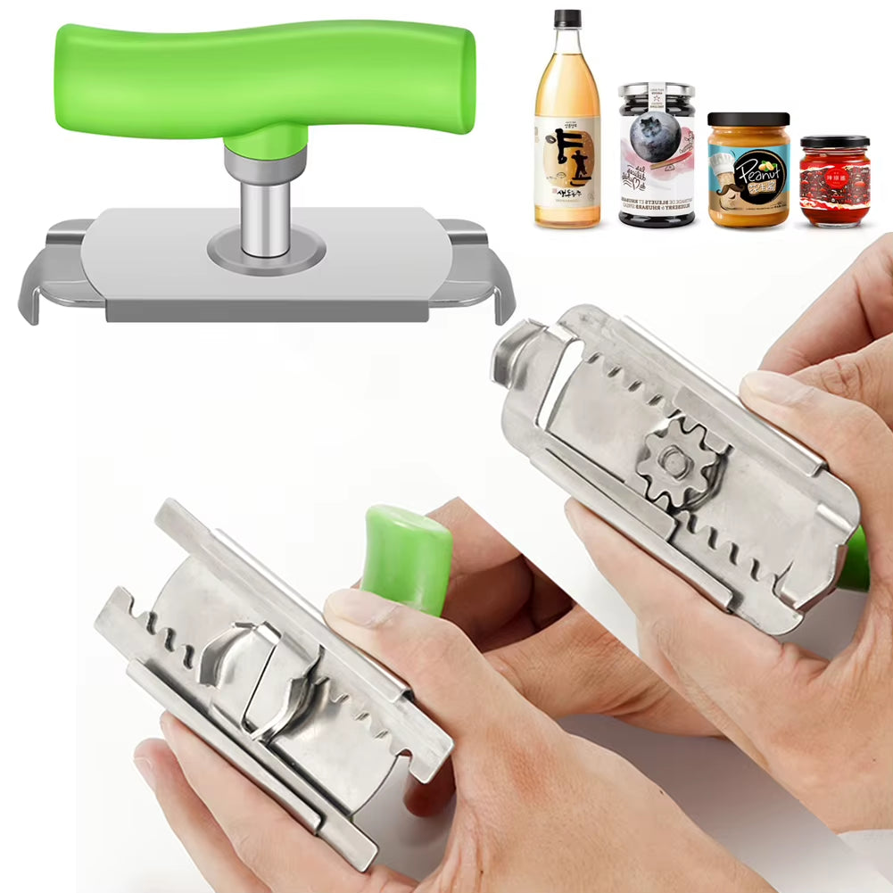 Electric/Manual Jar Opener Automatic Bottle Opener Battery Operated Tin Opener One Touch for Weak Hands for All Kinds of Jars