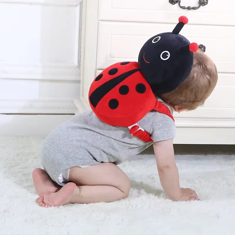 New Brand Cute Baby Infant Toddler Newborn Head Back Protector Safety Pad Harness Headgear Cartoon Baby Head Protection Pad